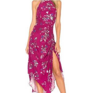 Parker Jagger Silk Midi Dress